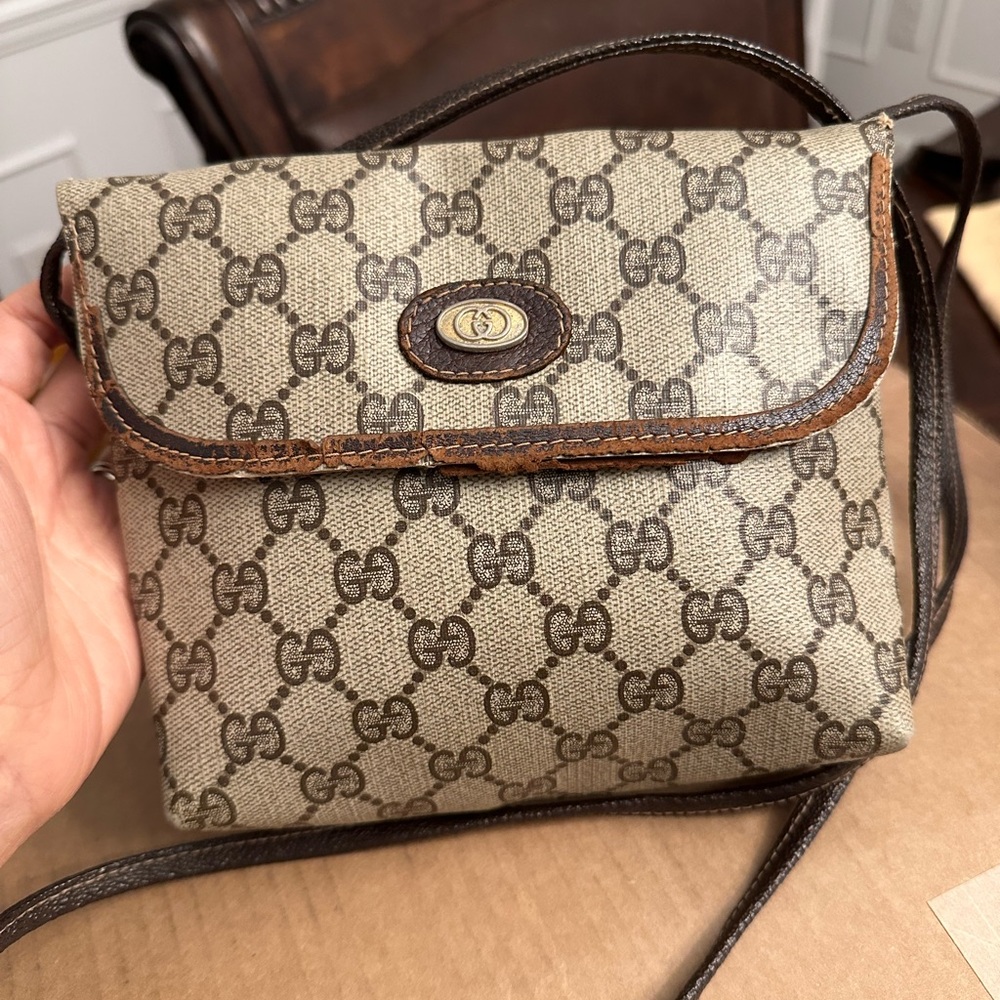 Gucci Monogram Crossbody Bag